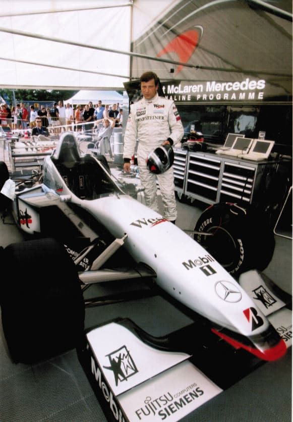 Fot. Zbigniew Kowal / Zbigniew Szwagierczak i McLaren MP4/98T