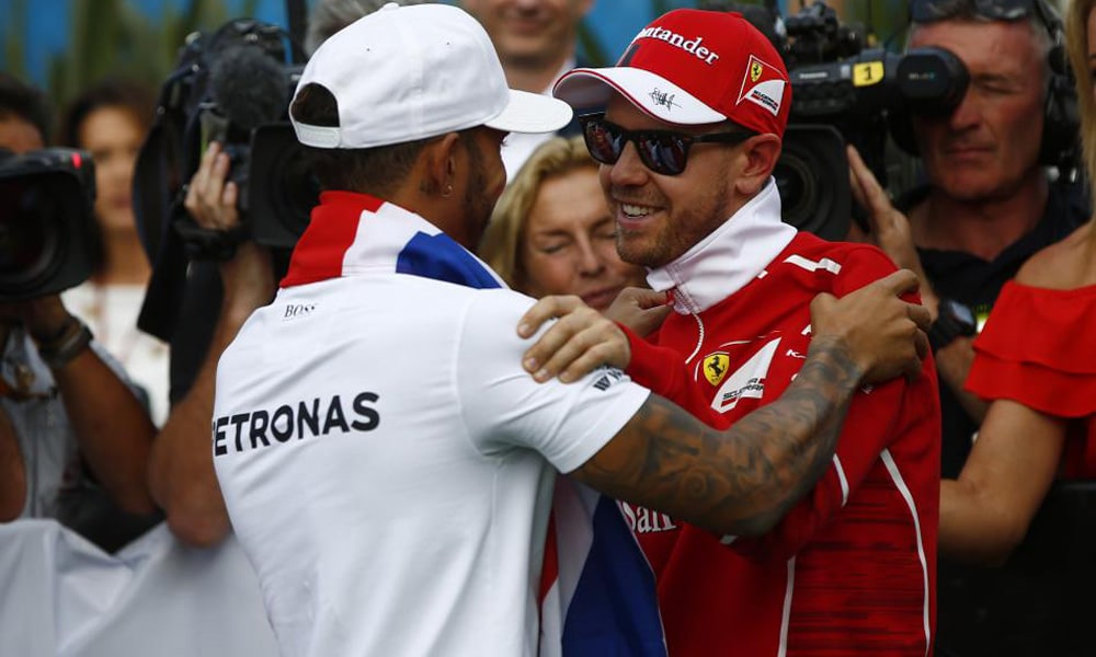 Lewis Hamilton i Sebastian Vettel 2018