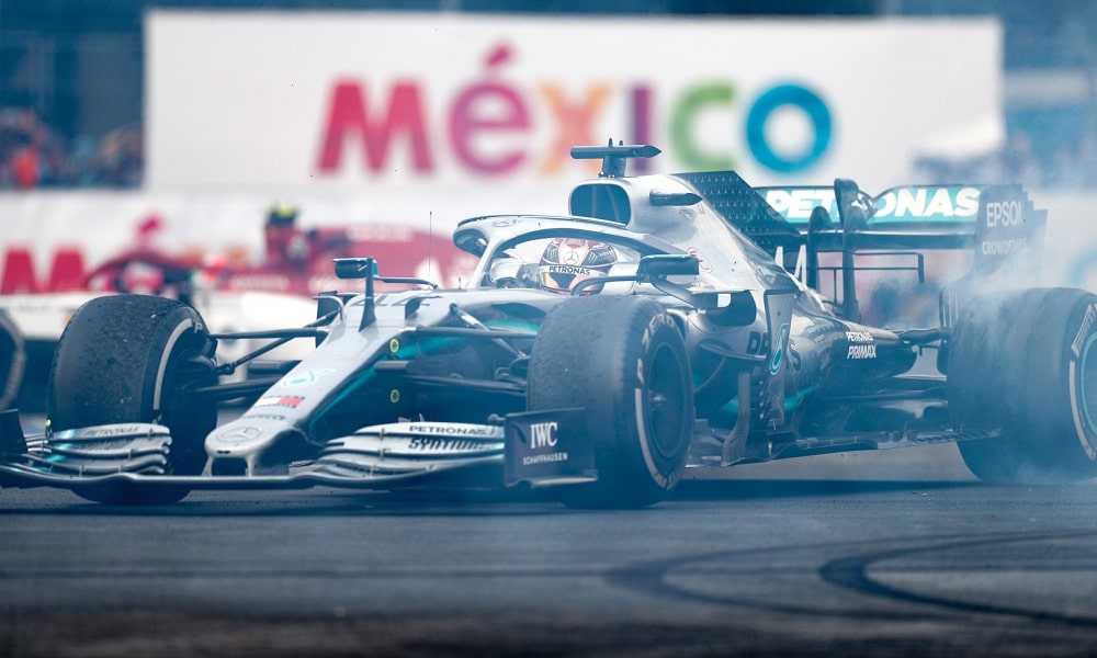 Lewis Hamilton 2019 Meksyk GP 100. triumf Mercedesa