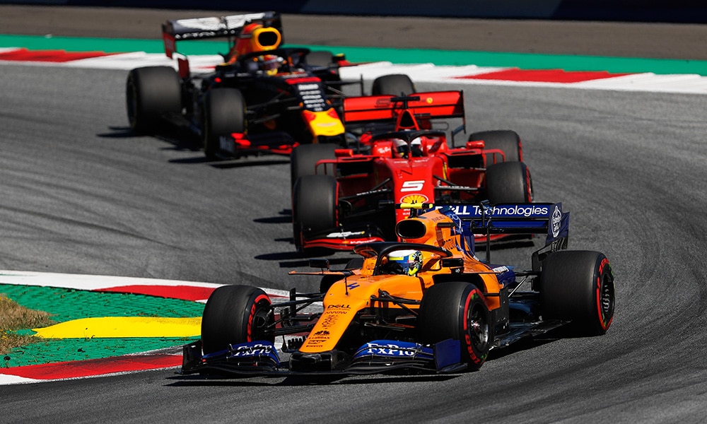 McLaren Ferrari Red Bull Austria GP 2019