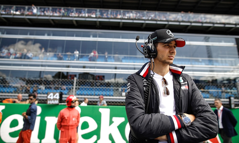 Esteban ocon Mercedes 2019 rezerwowy GP Włoch