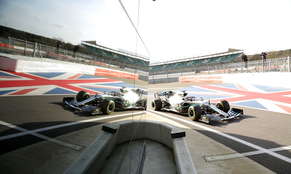 Mercedes 2019 W10 Shakedown Silverstone Project Pitlane