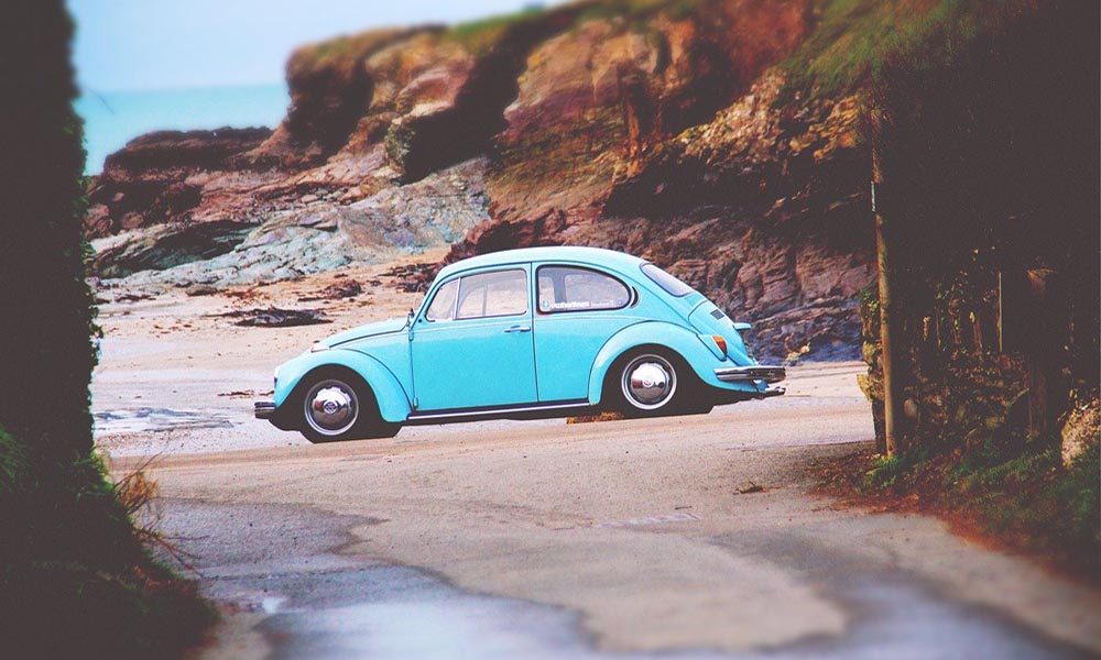 VW Beetle plaża