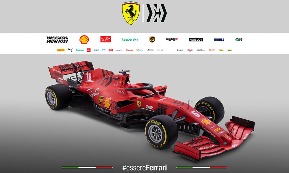 Scuderia Ferrari SF1000 bolid przód
