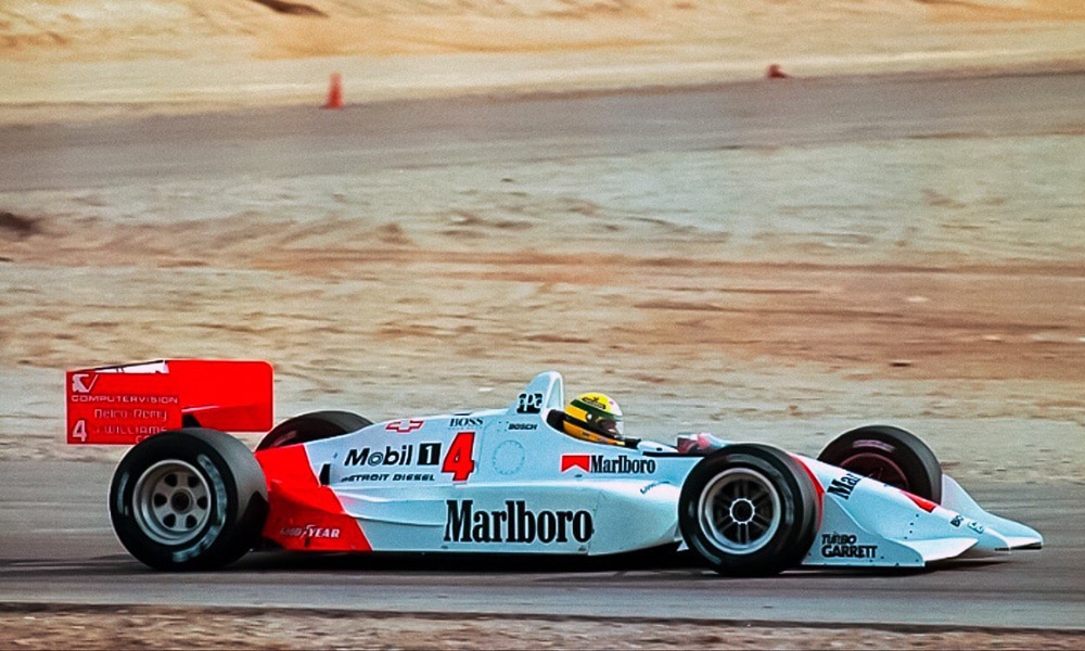 Senna Ayrton 1992 IndyCar test Penske Twitter
