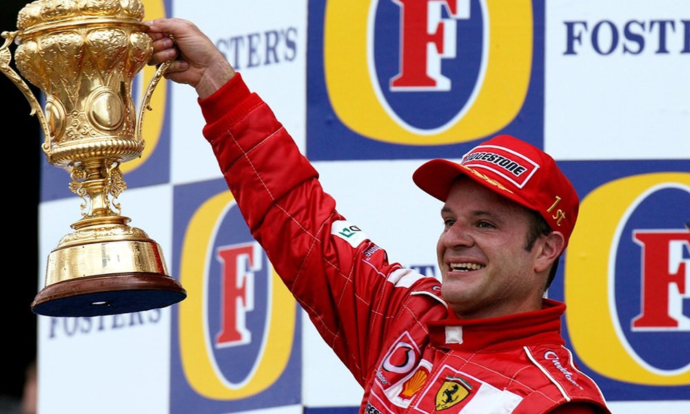 Rubens Barrichello Ferrari F1 Twitter