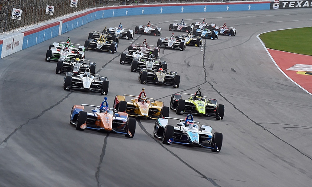 Start wyścigu Texas 2019 Indycar