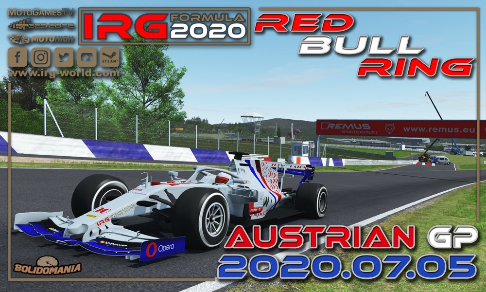 GP Austrii IRG Formula 2020 zapowiedź