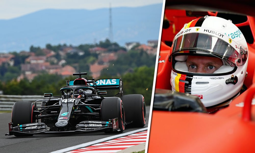 Hamilton i Vettel treningi analiza 2020 GP Węgier