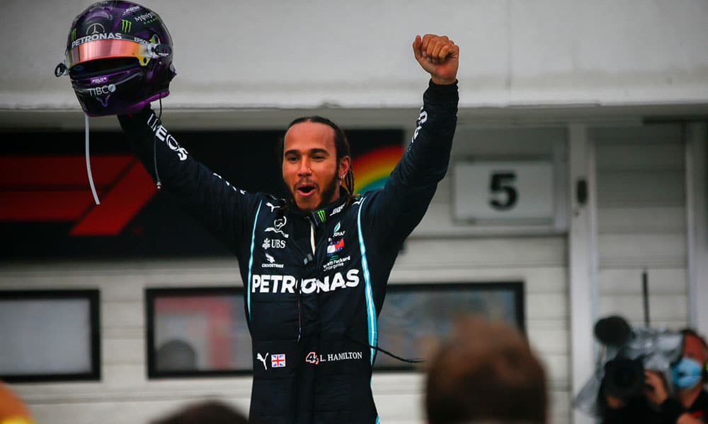 Lewis Hamilton Mercedes GP Węgier 2020 No Racism
