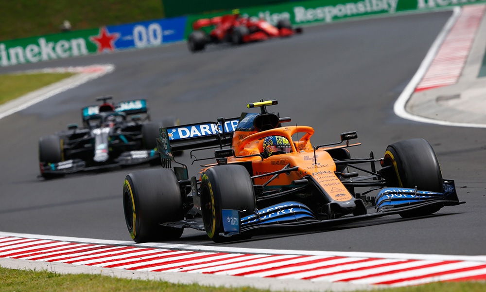 McLaren Norris przed Hamilton GP Węgier 2020