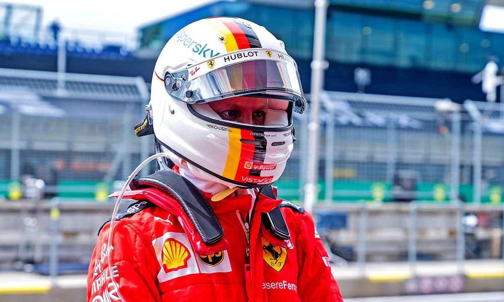 Sebastian Vettel GP Austrii 2020 Ferrari