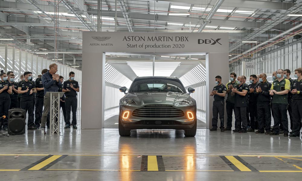 Aston Martin DBX pierwszy egzemplarz