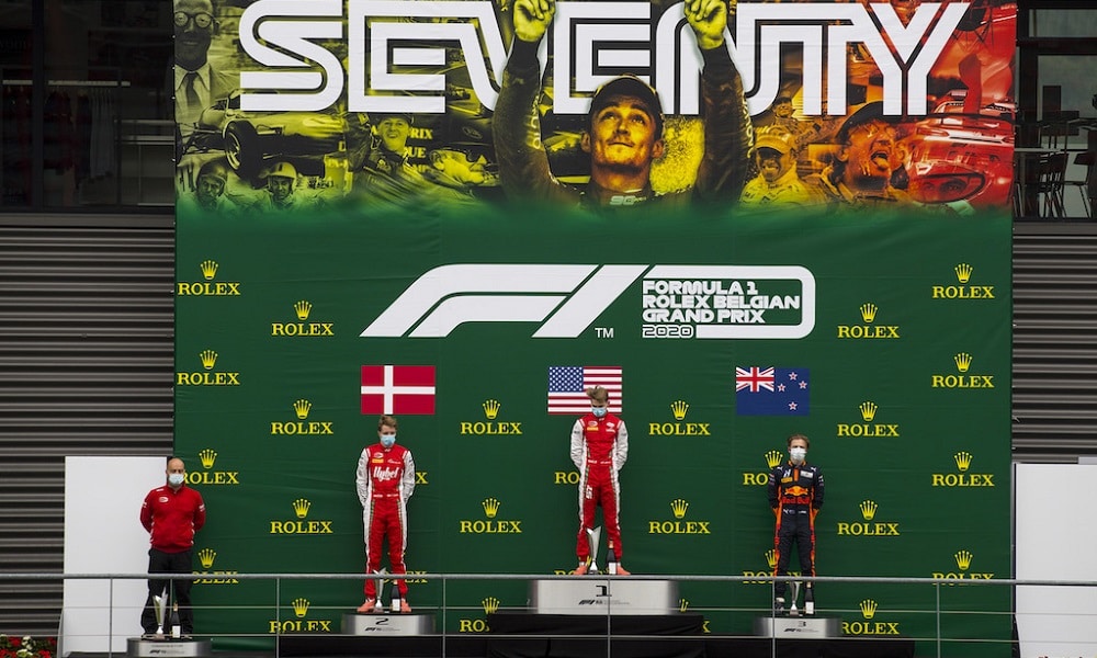 Formula 3, podium drugi wyścig