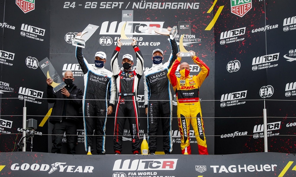 Esteban Guerrieri na podium