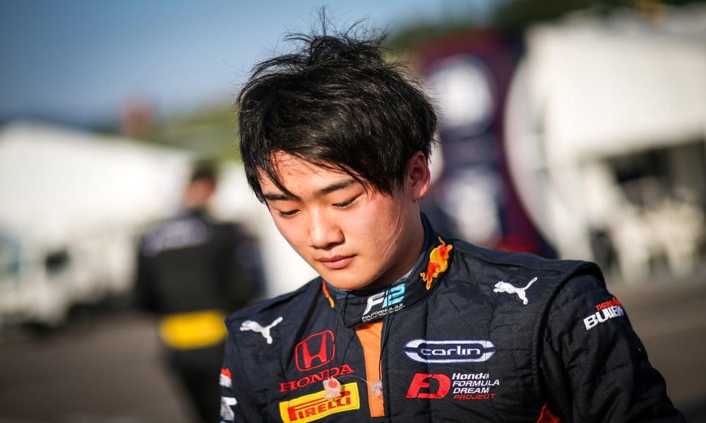Yuki Tsunoda Carlin F2 Mugello 2020