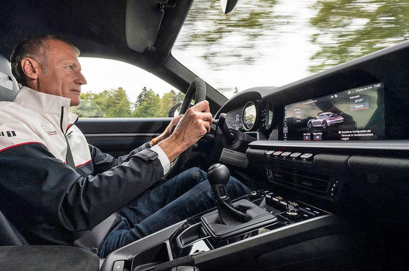 porsche 911 gt3 2021 wnętrze