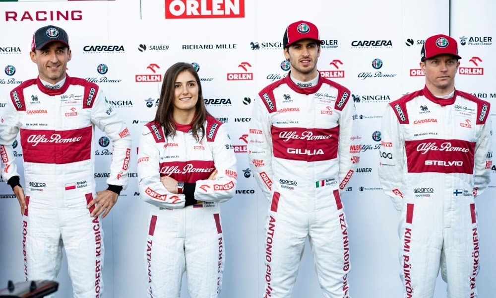 Zawodnicy Alfa Romeo Racing Orlen