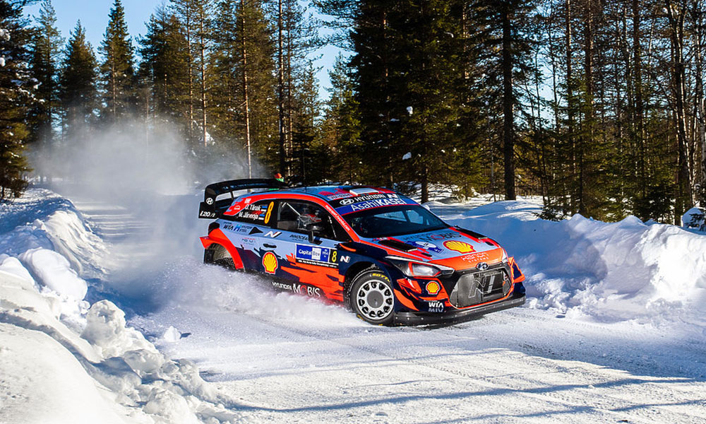 Ott Tanak Hyundai Arctic Rally Finland 2021