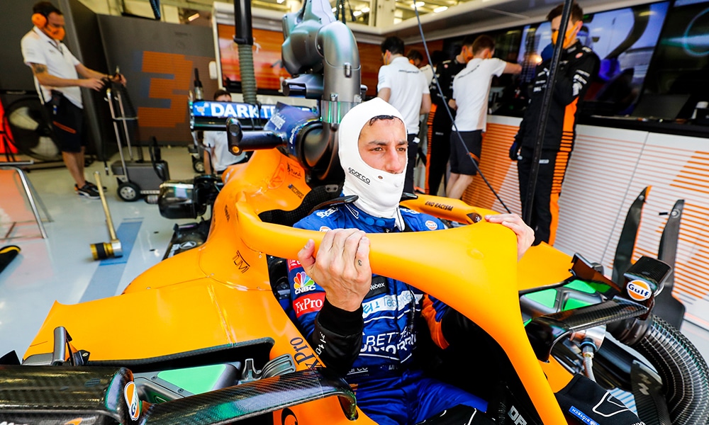 Daniel Ricciardo McLaren 2021 testy F1