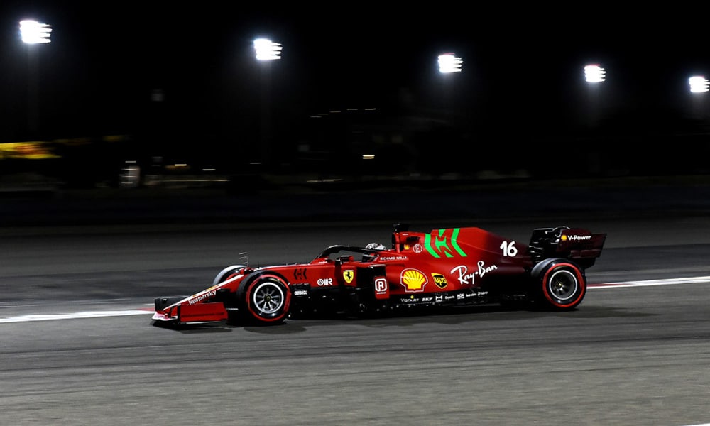 Scuderia Ferrari testy f1 2021 Bahrajn Leclerc
