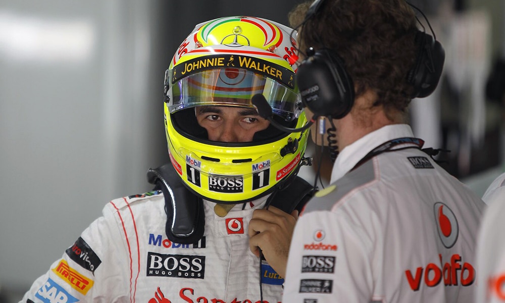 Sergio Perez w McLaren 2013 F1
