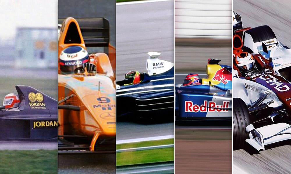 testy shakedowny najlepsze malowania bolidów F1