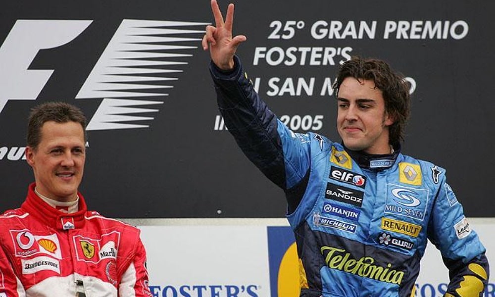Podium GP San Marino 2005