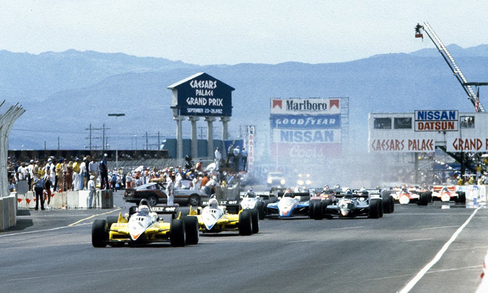 Caesars Palace Stuart Dent GP Las Vegas F1 1982
