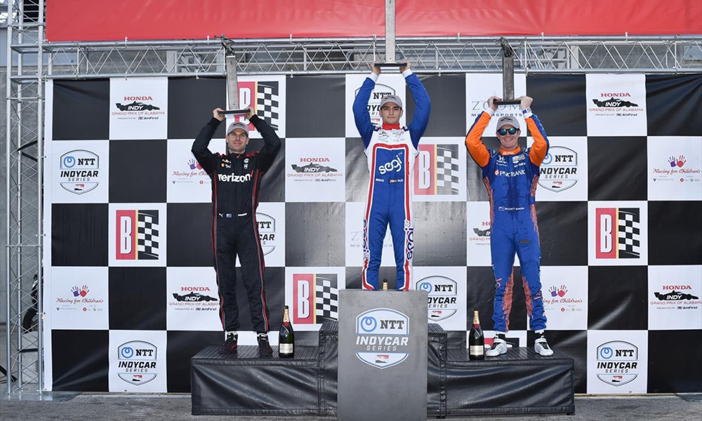 podium Grand Prix Alabamy 2021 IndyCar
