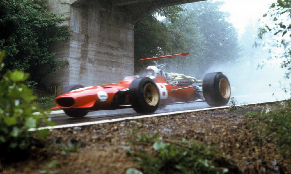 Chris Amon zawiódł jak zwykle ogromne oczekiwania Ferrari Nordschleife 1968