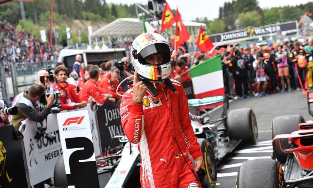Seb Vettel Belgium P1 2018