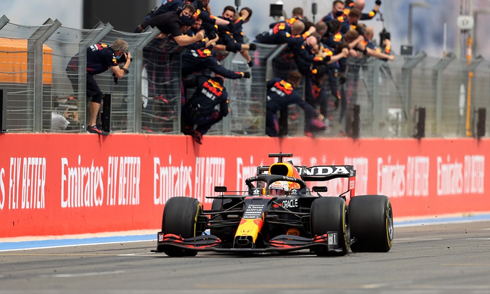 Max Verstappen Red Bull GP Francji 2021 zwycięstwo