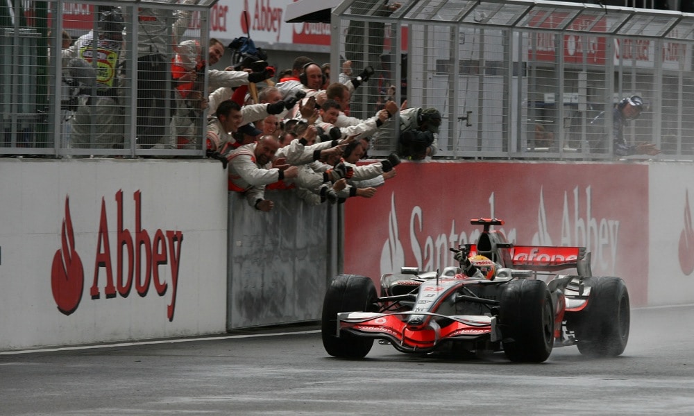 Lewis Hamilton Silverstone 2008