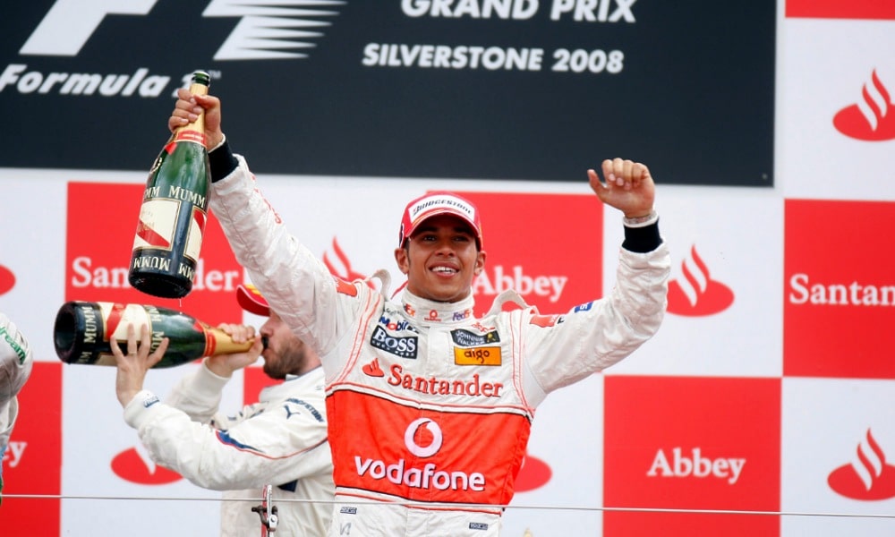 Lewis Hamilton Podium GP Wielkiej Brytanii