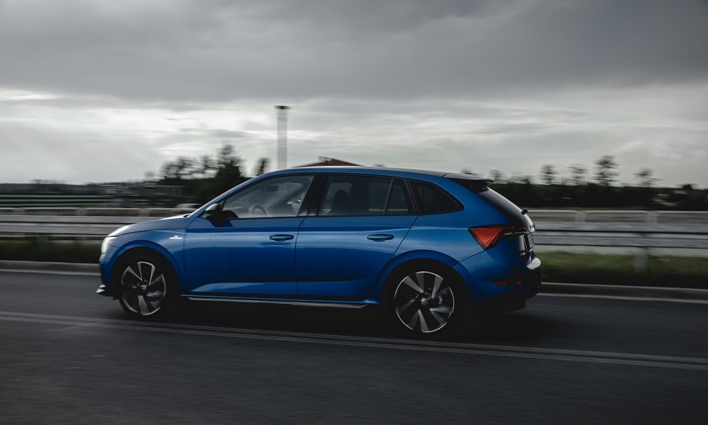 Škoda Scala Monte Carlo - ujęcie w ruchu