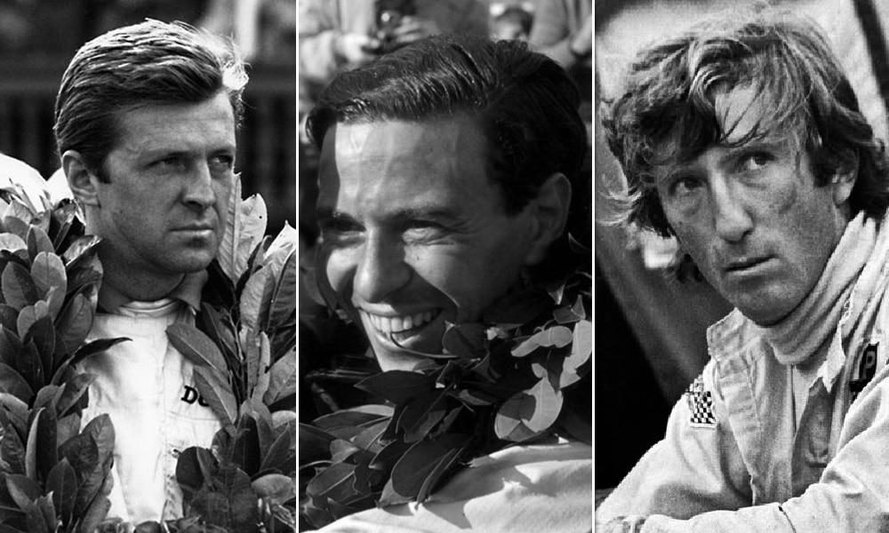 Wolfgang von Trips Jim Clark Jochen Rindt liderzy klasyfikacji generalnej f1, którzy zginęli w trakcie seoznu