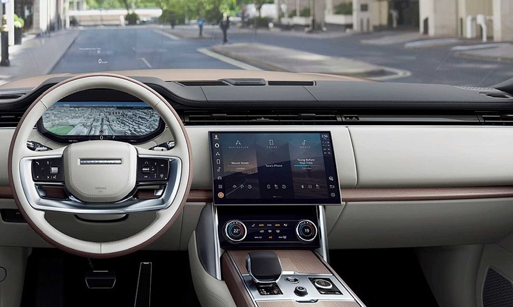 Nowy Range Rover - wnętrze