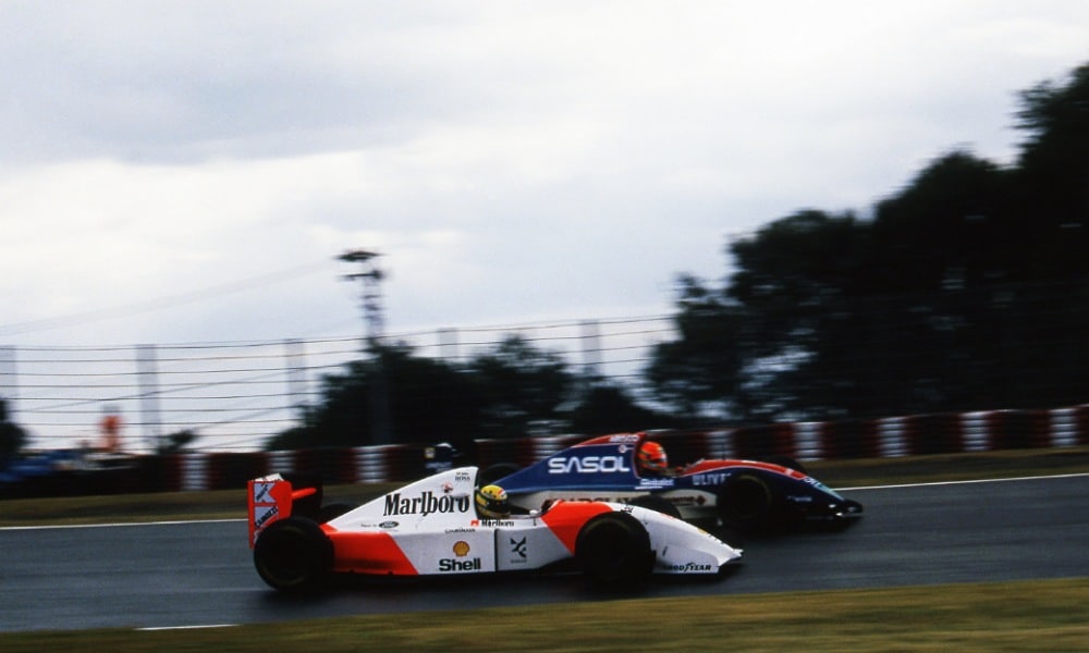 Senna vs Irvine - Suzuka GP Japonii 1993