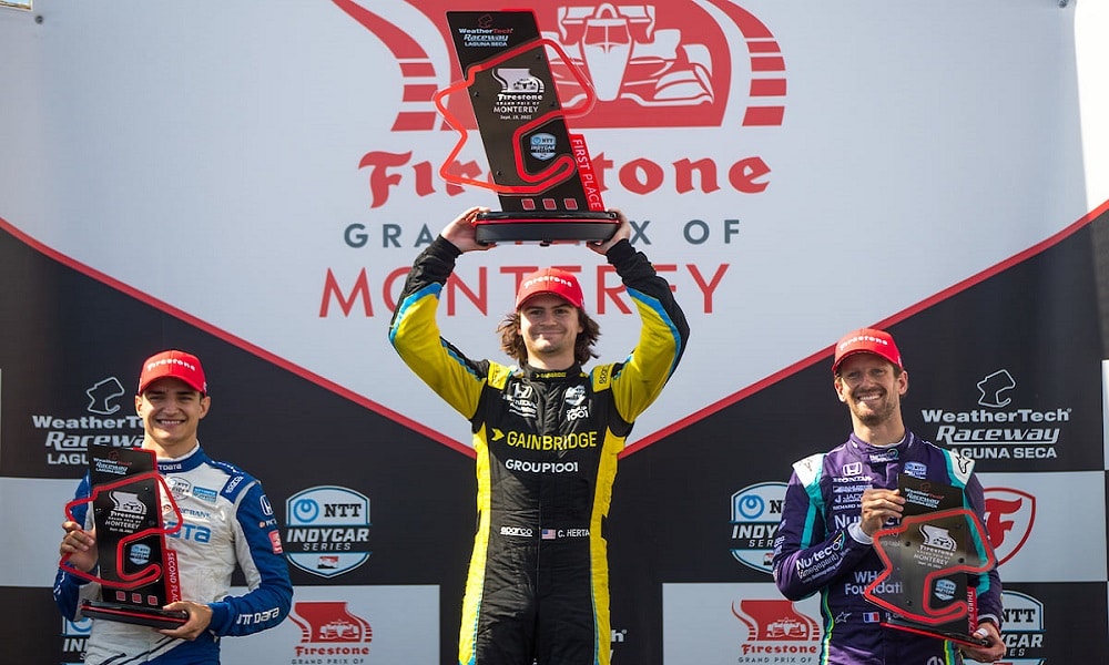 IndyCar podium