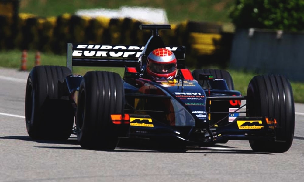 Jirko Malchárek F1 Minardi test 2002