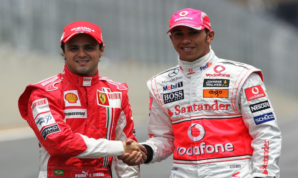 Massa i Hamilton 2008