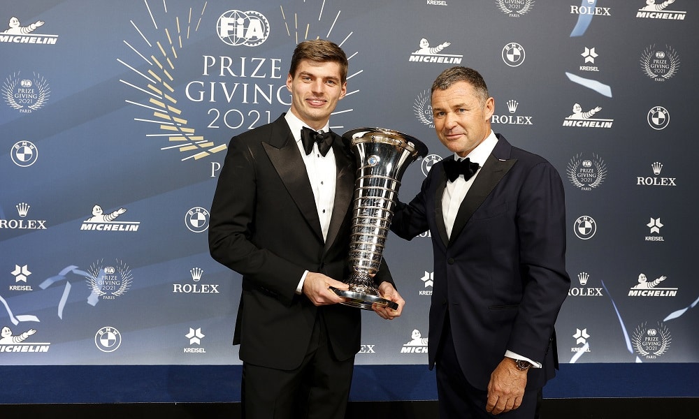 Max Verstappen gala FIA