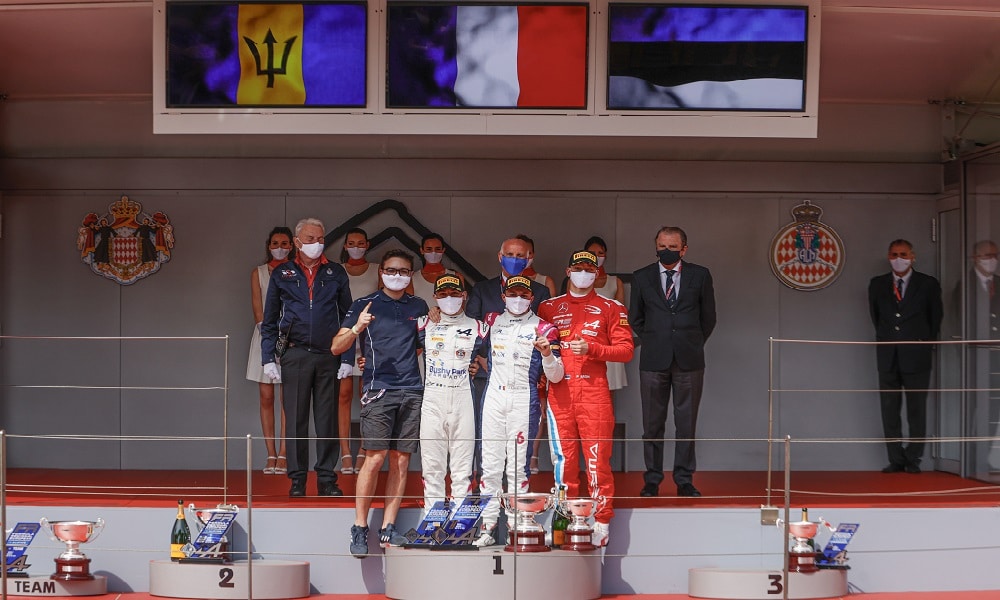 Freca podium w Monako