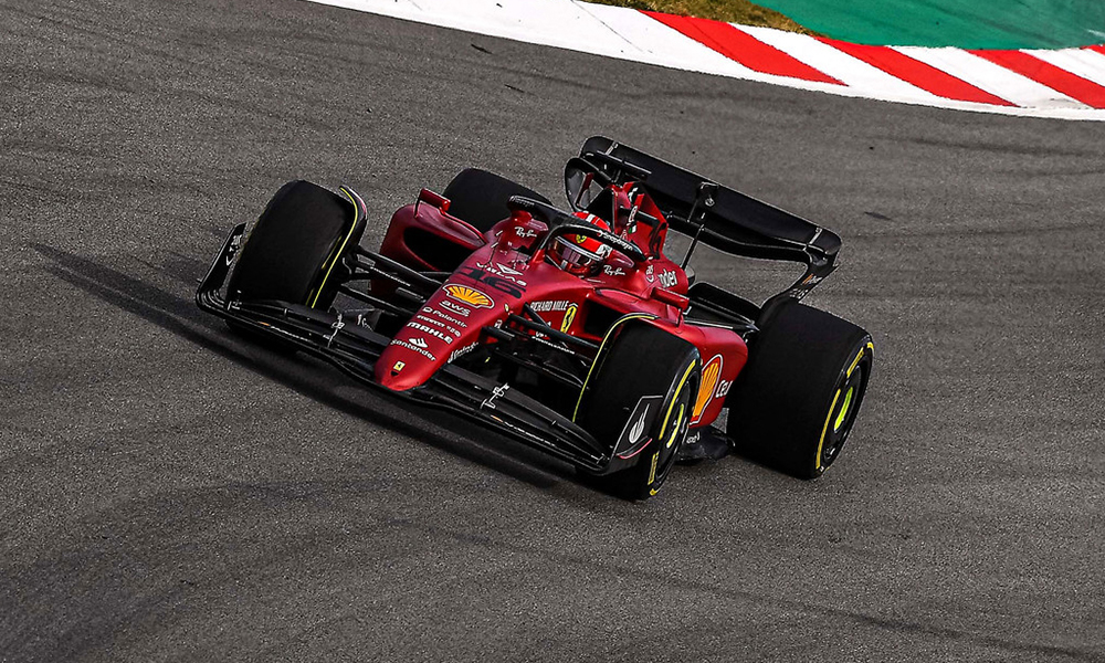 Leclerc Ferrari 2. dzień testy f1 2022 barcelona wyniki analiza