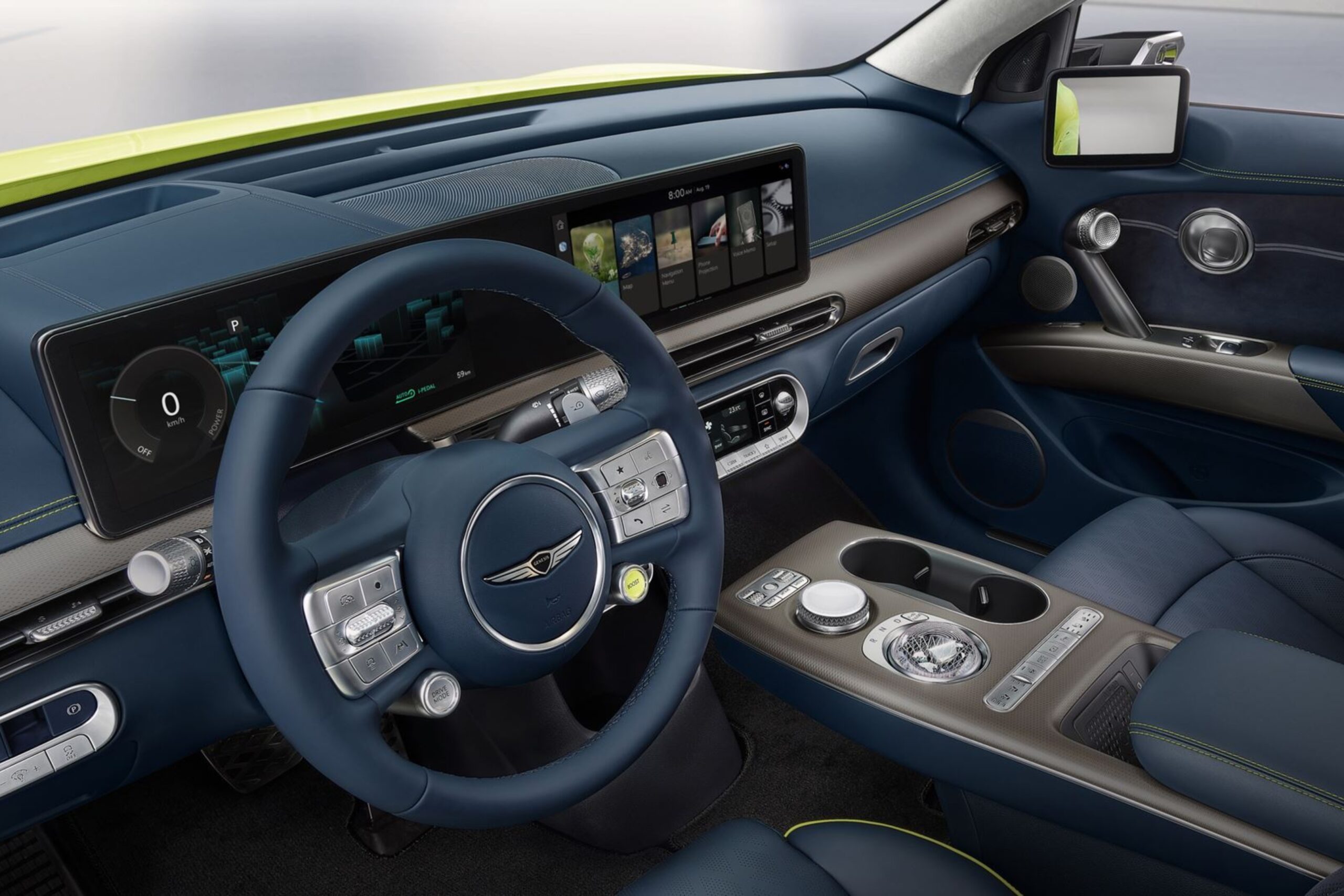 genesis gv60 wnętrze