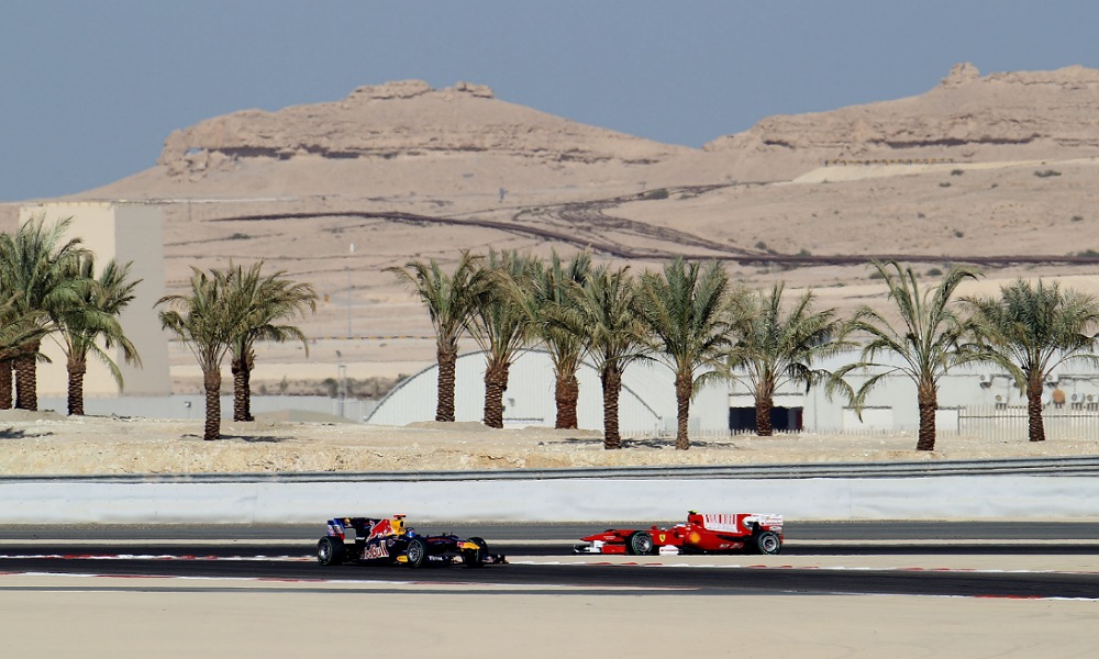 GP Bahrajnu 2010 Vettel Alonso