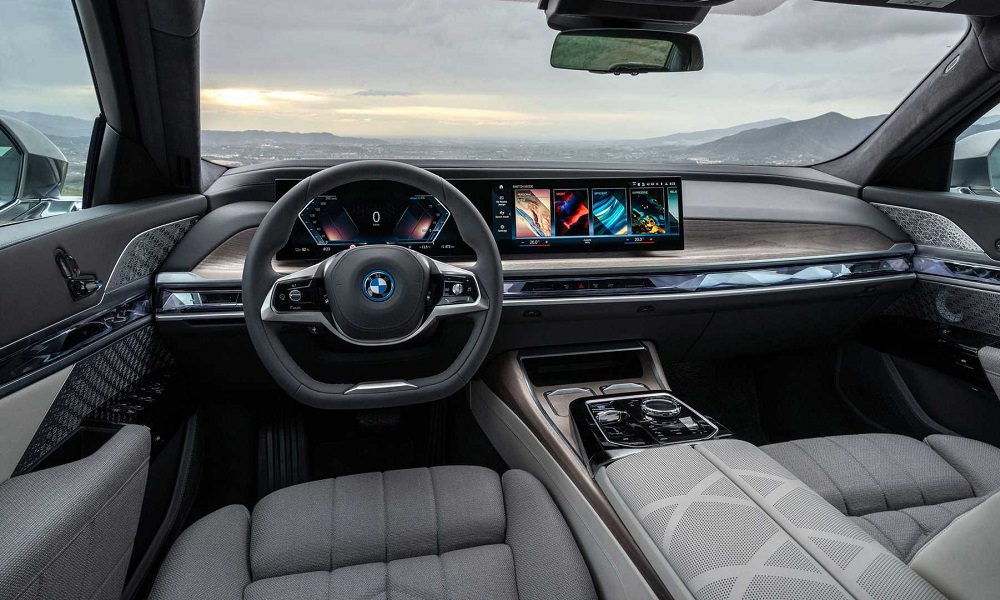 BMW serii 7 - wnętrze