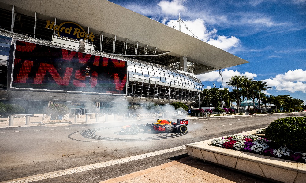 Max Verstappen tor uliczny w Miami