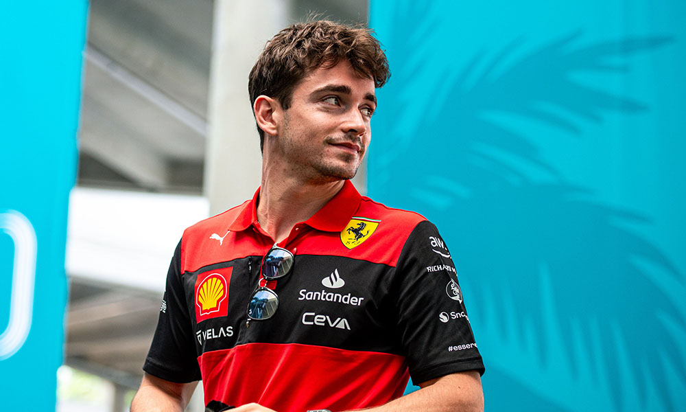 Charles Leclerc 2022 Scuderia Ferrari Miami
